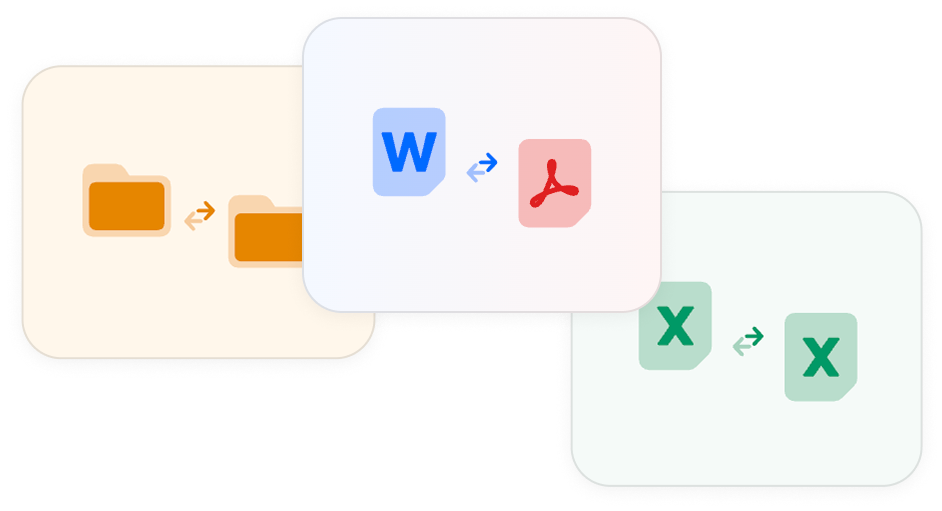 Multiple file format support